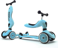 קורקינט Highwaykick 1 -קורקינט רב שלבי 2 ב 1 תכלת Scoot & Ride